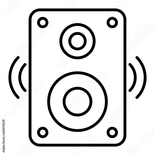 Loud Speaker Outline Icon