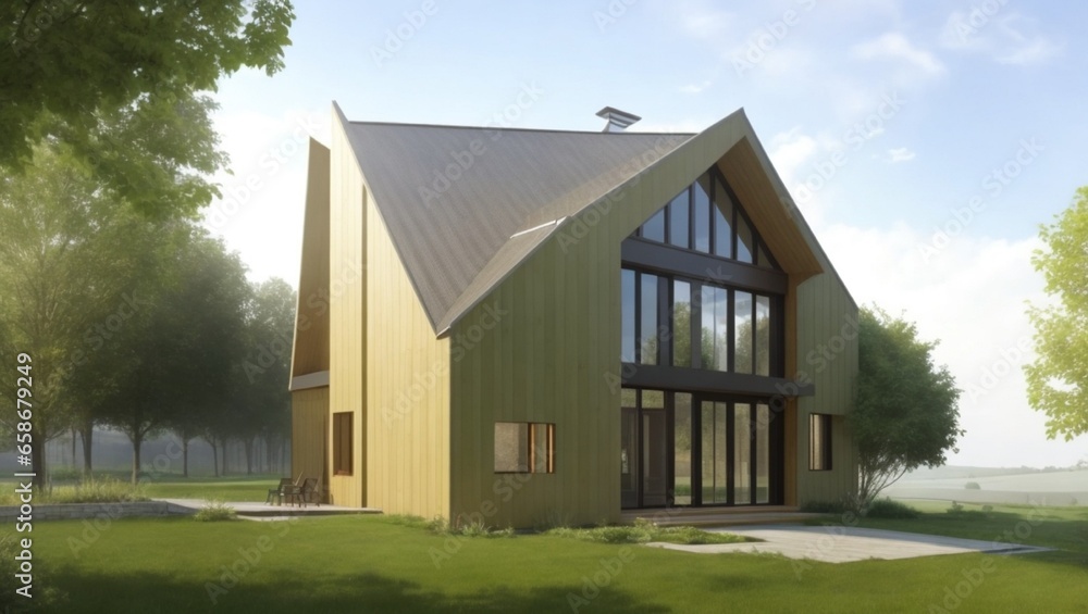 Obraz premium a small modern house