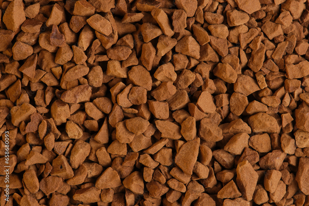 Freeze dried coffee background closeup on macro photograph. Freeze dried coffee background closeup on macro photograph.