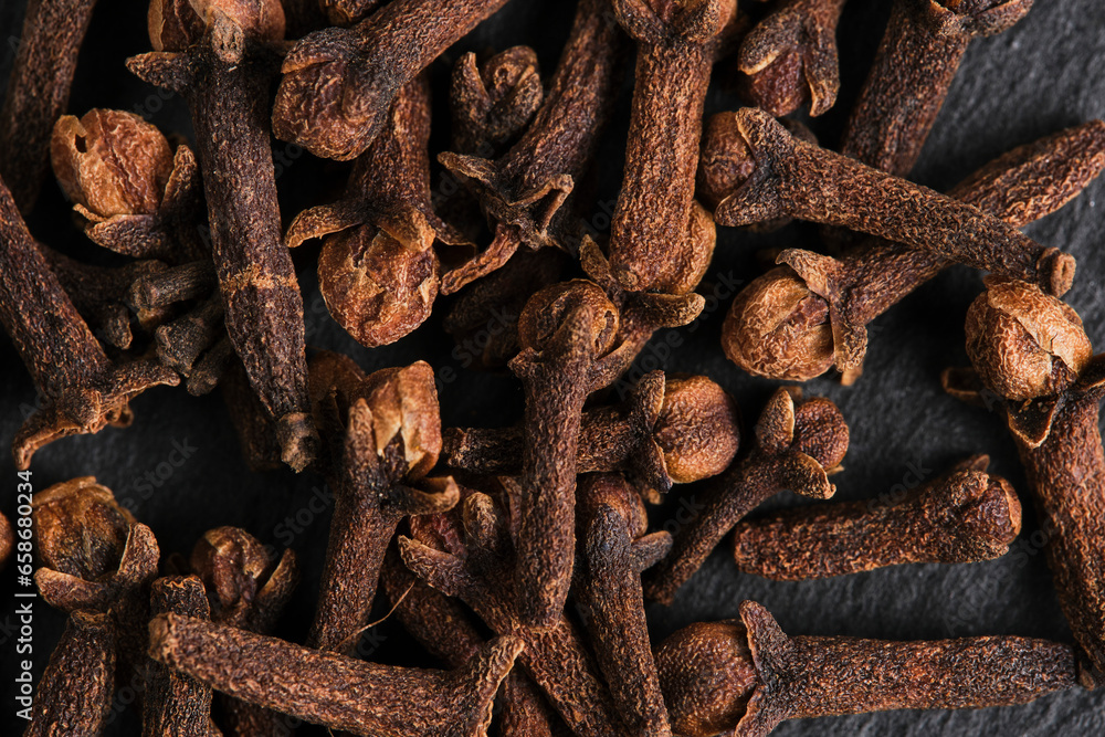 Background, spices clove seeds macrophotography. Background, spices clove seeds macrophotography.