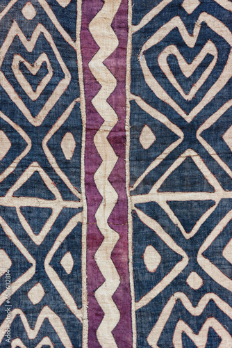 macro african pattern textile geometric vintage, raffia fabric made of jute, taken outdoors in natural light