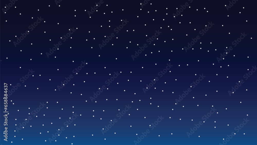 night sky background design full of stars