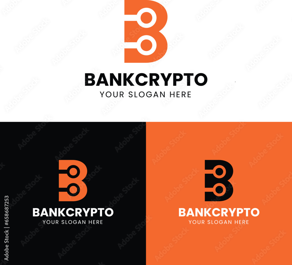 Business tech logo, b logo, B letter logo, b alphabet logo, digital ...