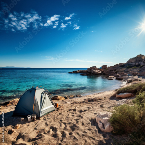 Sardinia  Camping  sea