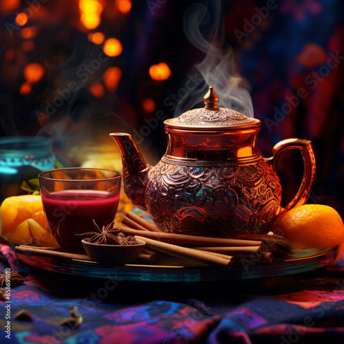 Marokko  tea  lovely  colorful