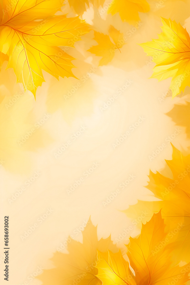 Autumn maple leaves decorative composition with copyspace Autumn maple leaves decorative composition with copyspace