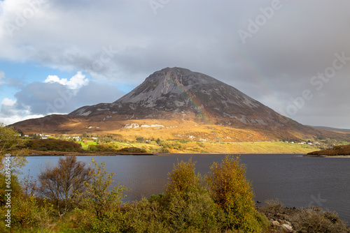 Errigal Mountain at Sunset, Gweedore in County Donegal, Ireland