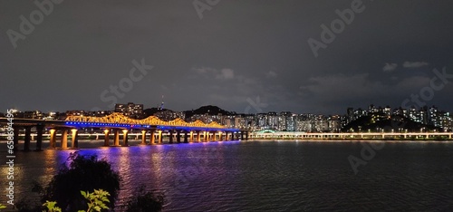 Korean scenery - the night view of Seoul