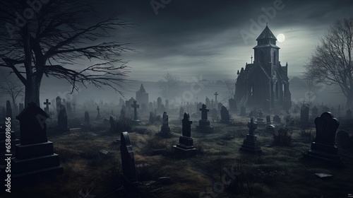 Eerie fog envelops ancient ...