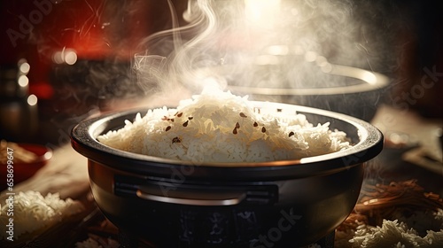 Cooking jasmine rice in an ...