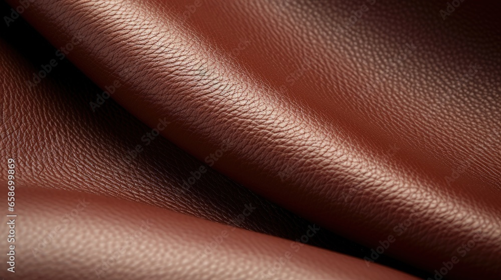 Brown leather details for leatherworking Brown leather details for leatherworking