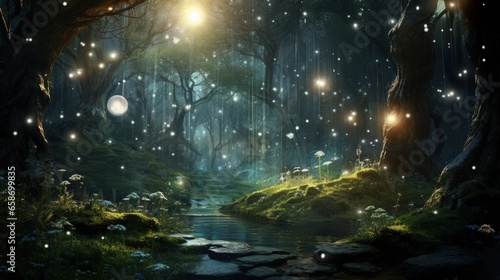 Glimmers in enchanted woods