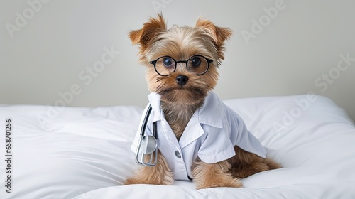 Cute small dog posing as a ...