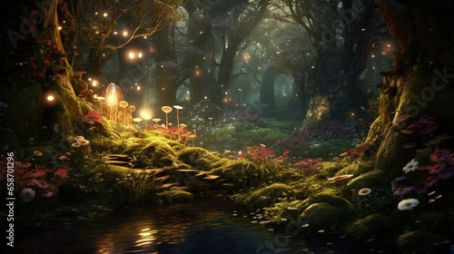 Glimmers in enchanted woods