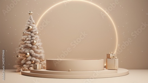 Christmas themed 3D display...