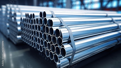 High grade metal pipes in stock for delivery