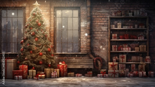 Christmas backdrop