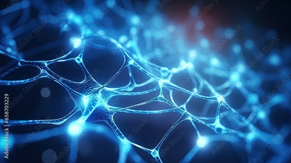 Abstract background of high tech process involving linked cells in the neural network concept Abstract background of high tech process involving linked cells in the neural network concept