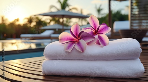 Luxury hotel room with Plum...