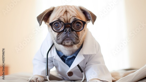 Cute small dog posing as a ...