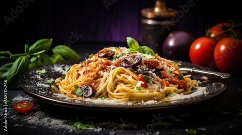 Eggplant and parmesan lingu...