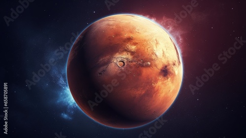 Best quality planet in our solar system Mars with all other planets Image elements provided by NASA