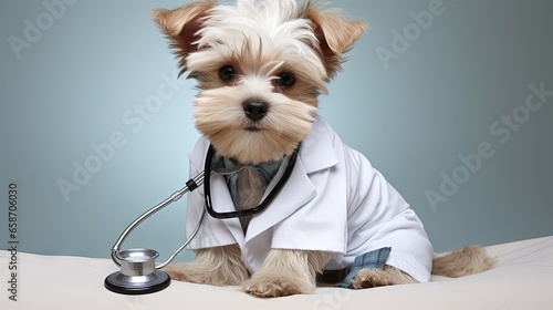 Cute small dog posing as a ...