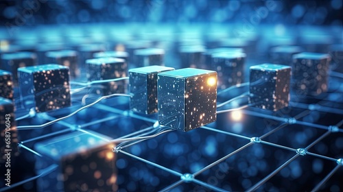 Blockchain concept in techn...