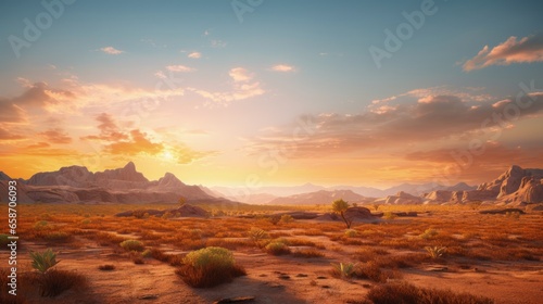 Golden hour enhances the be...