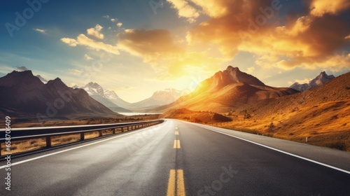 European mountain highway w...