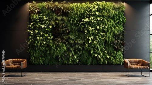 3D rendering of an indoor v...