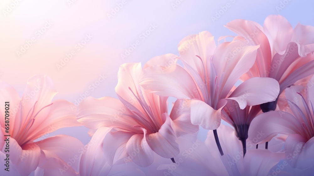Soft pastel tones interacting in a dreamy gradient. Calm and serene color transitions.