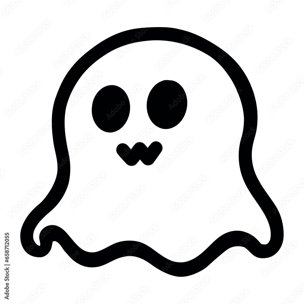halloween icon ghost lineal halloween icon ghost lineal