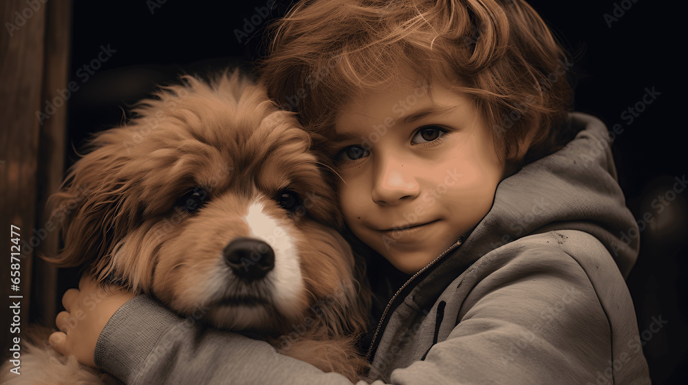 Unconditional Bond, A Child and Their Furry Best Friend
Unconditional Bond, A Child and Their Furry Best Friend