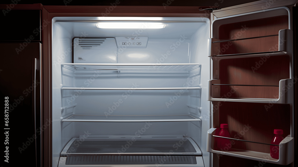 Devoid of Supplies, The Emptiness of a Fridge Devoid of Supplies, The Emptiness of a Fridge