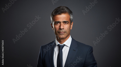 Happy mid aged older business man executive standing on isolated, Smiling 50 year old mature confident professional manager, confident businessman investor looking at camera headshot close up portrait