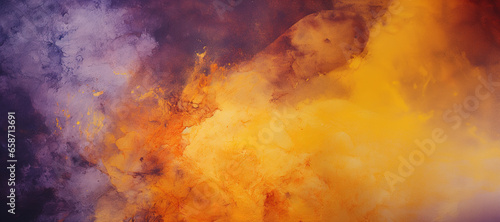 Background wallpaper banner with yellow and blue dust particles © G
