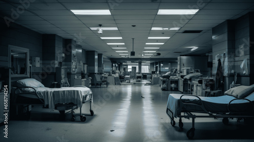 Abandoned in Chaos, Deserted Hospital in Disarray