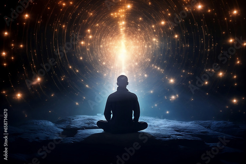 Meditation's Cosmic Connection: Unlocking Inner Potential photo