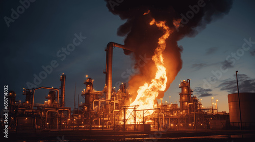 Firestorm, Destructive Fire at an Oil Refinery