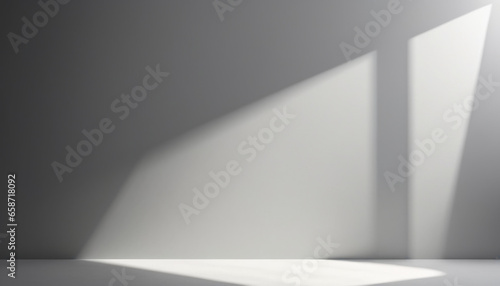 Light Gray Background with Light and Shadow Play