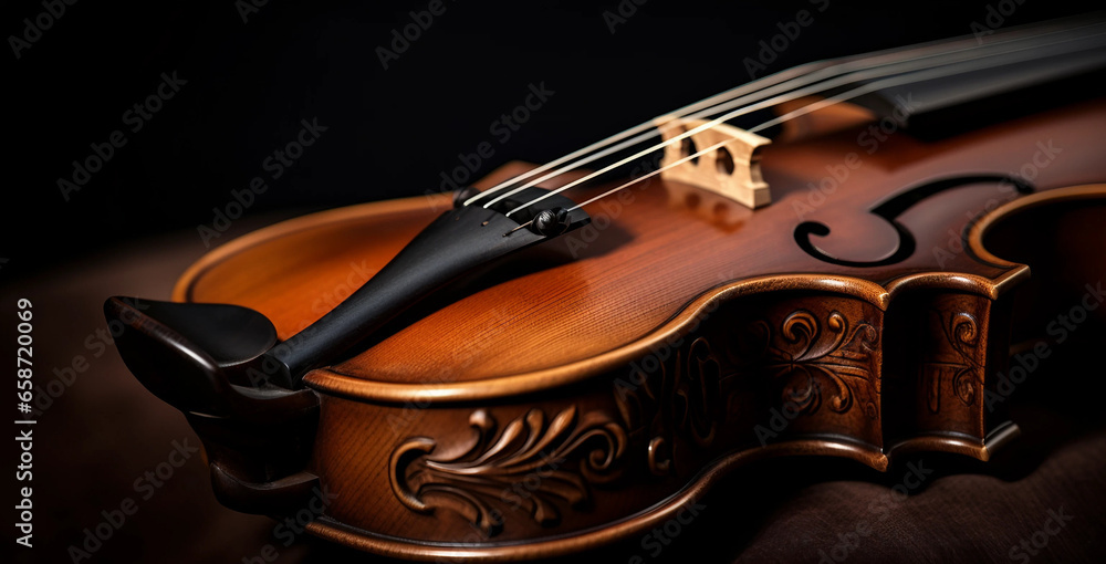 Fototapeta premium violin and bow