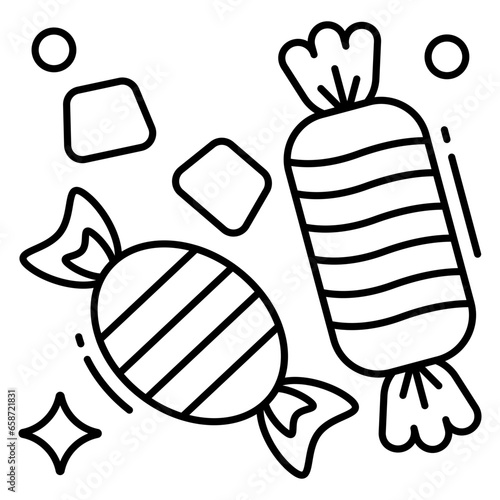 Premium download icon of candies