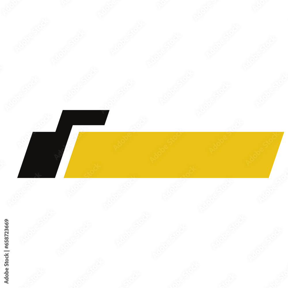 black and yellow title bar black and yellow title bar