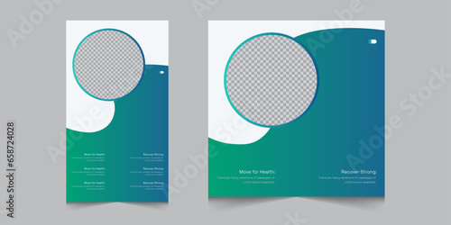 Set of World Physical Therapy Day template, mental health day awareness banner