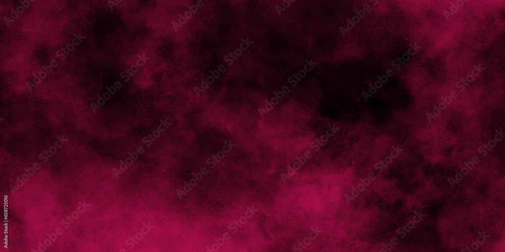 Pink sky with black background and blurred pattern background. Abstract watercolor red and black gradient background. Two-color gradient. Modern social media post background
