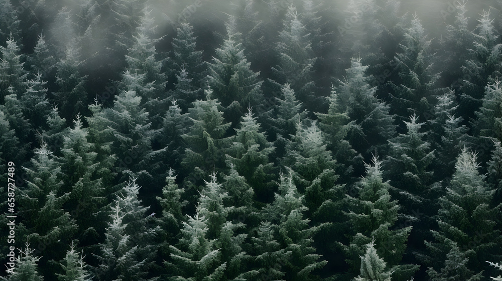 Fototapeta premium fog in the forest