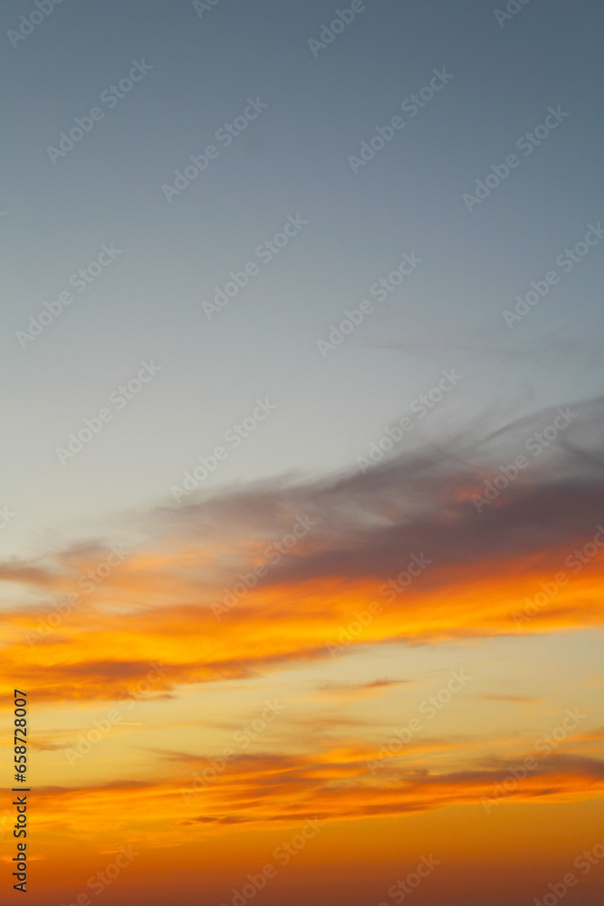 Fototapeta premium natural background sunset in the sky