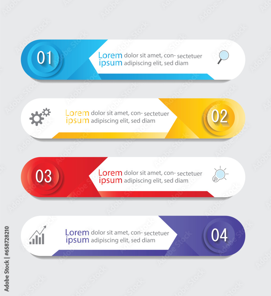 Infographic Vector abstract design web banner template.Modern banner. Infographic Vector abstract design web banner template.Modern banner.