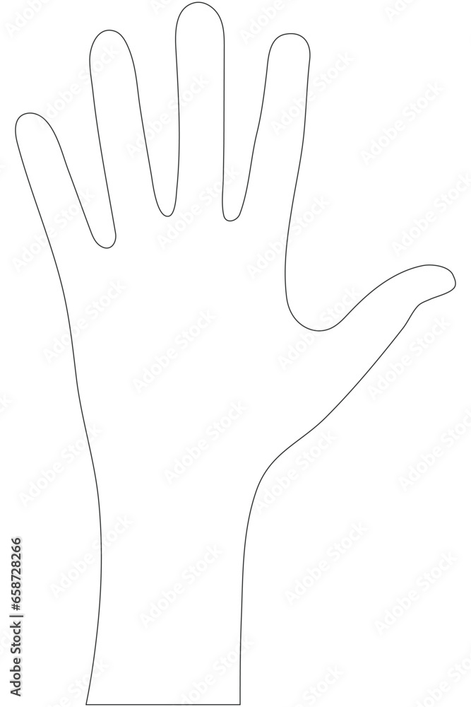 Obraz premium Transparent Hand